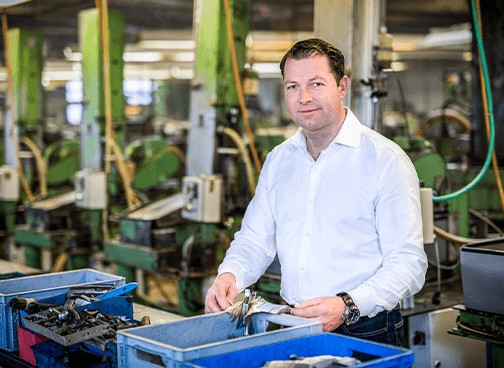 Sebastian Vossmann is Managing Director of the PAUL scissors factory in Harsefeld, Lower Saxony.