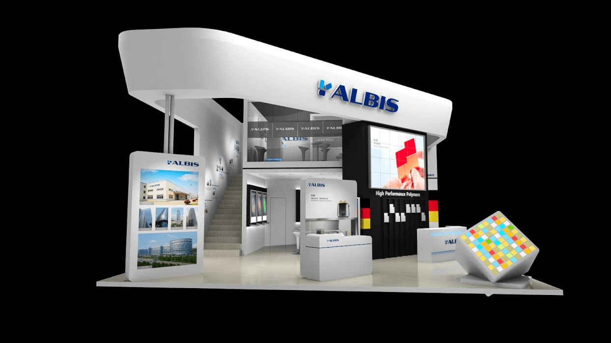 Stand auf der Chinaplas 2018 (ALBIS PLASTIC GmbH)